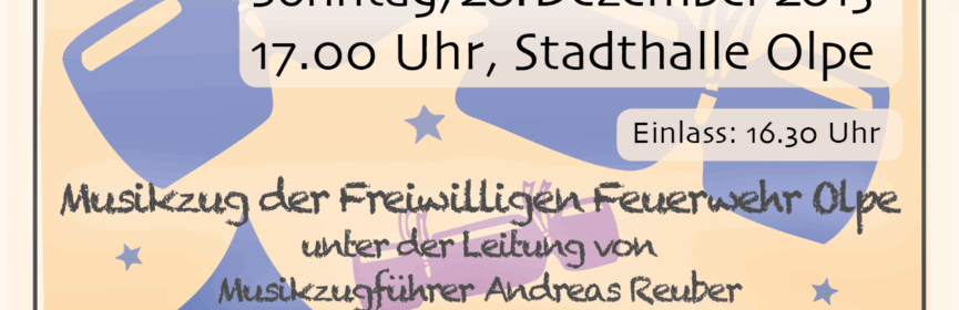 Plakat Wiederholungskonzert Christmas Crackers