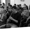 Das Klarinettenregister der Jungen Harmonie