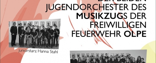 Das Plakat des Jugendorchesterkonzerts 2018