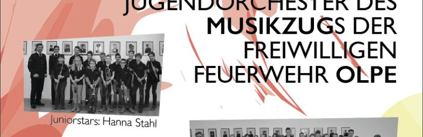 Das Plakat des Jugendorchesterkonzerts 2018